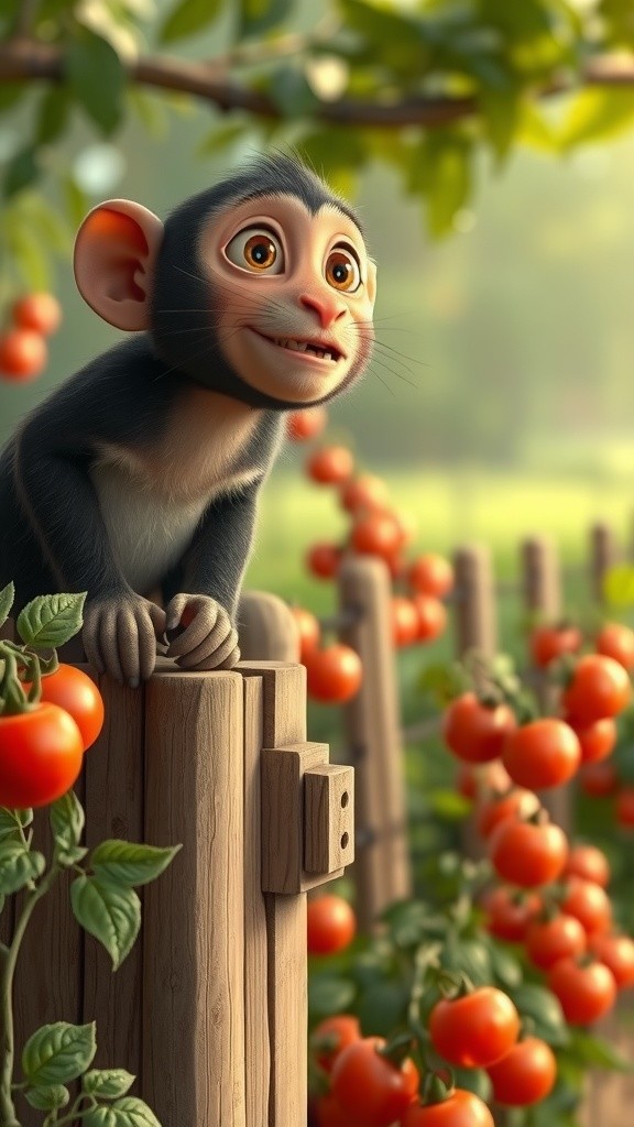 বানরের টমেটো চুরি এবং ছাগলের আহাজারি