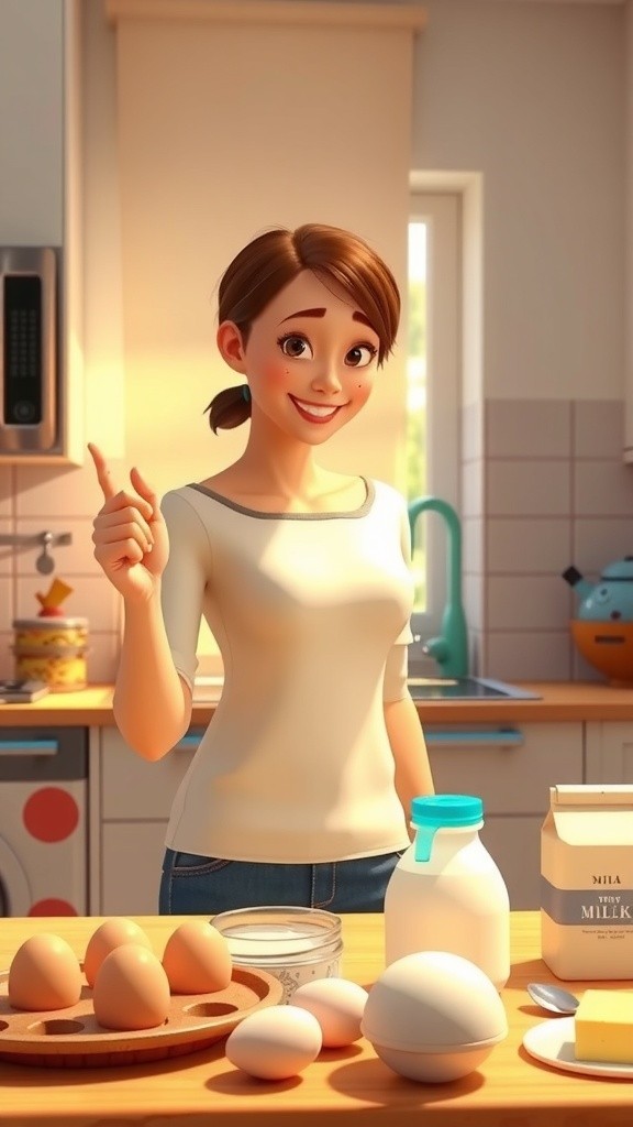 Cara Membuat Sarapan oleh Seorang Anak