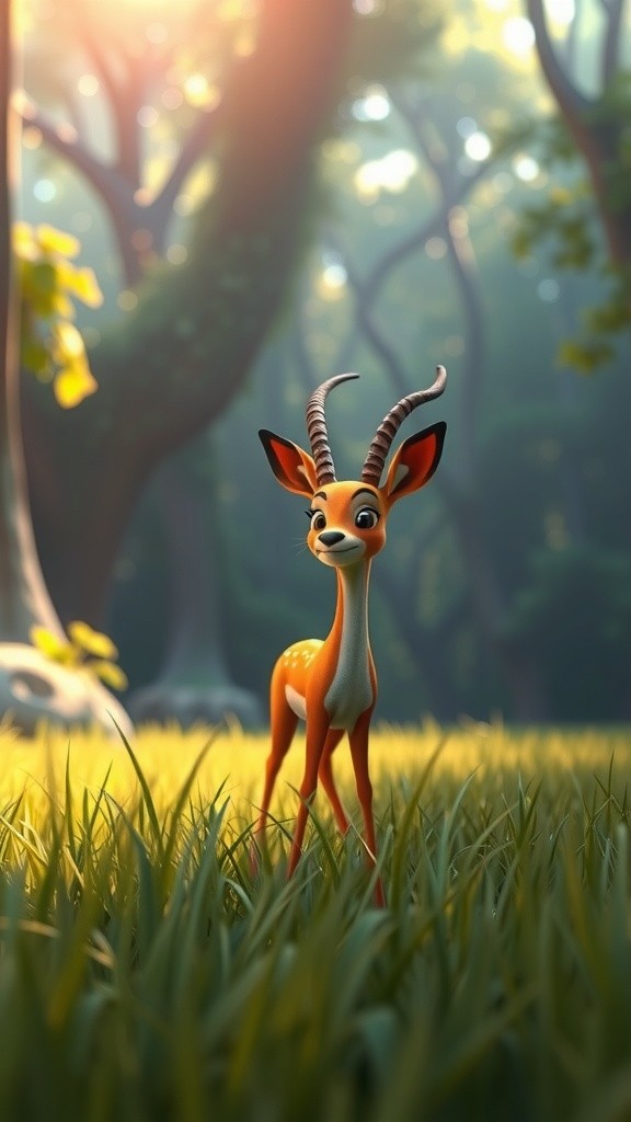 Lost Gazelle in a Wolf-Infested Forest