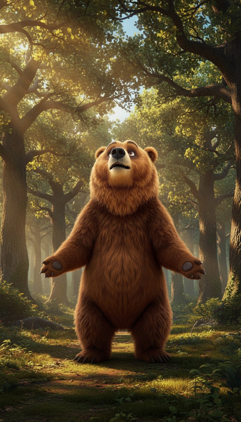 Bear Stuck in a Tree