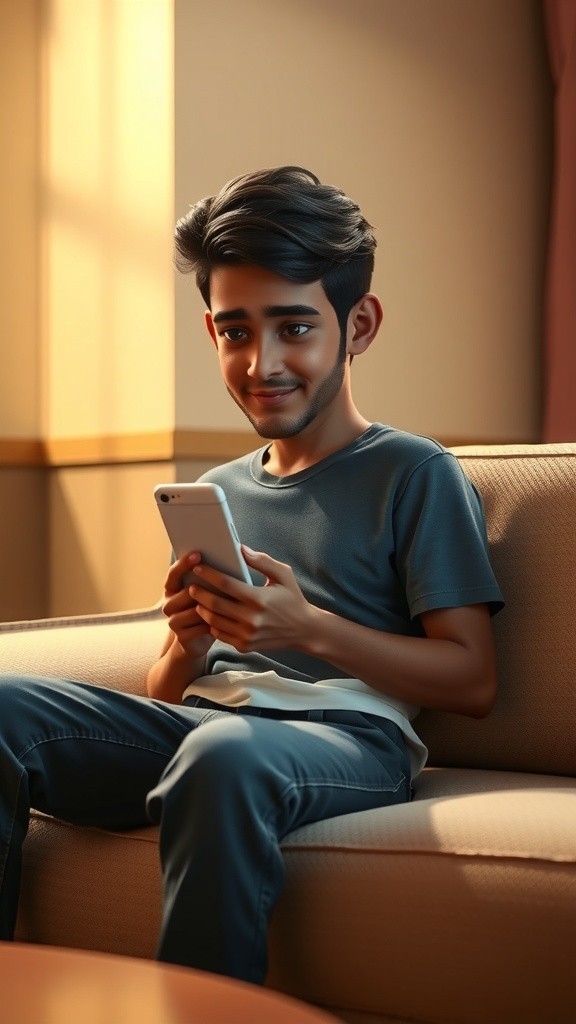 Mobile Ka Jadoo - Raju Aur Maa Ki Kahani