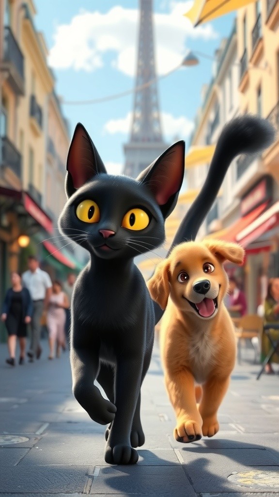 Cat and Dog's Paris Adventure