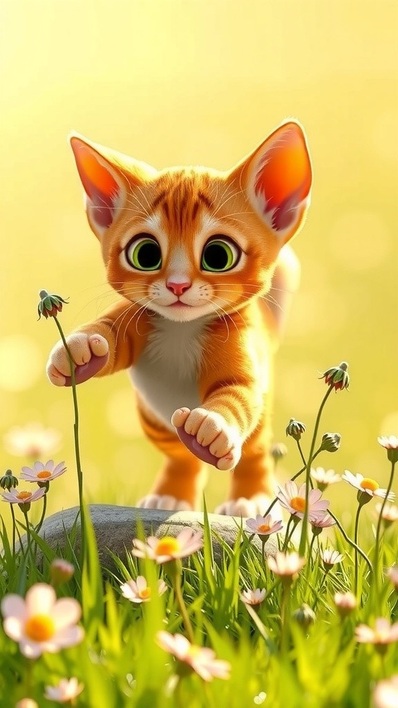 Luna and Pip: A Sunny Friendship