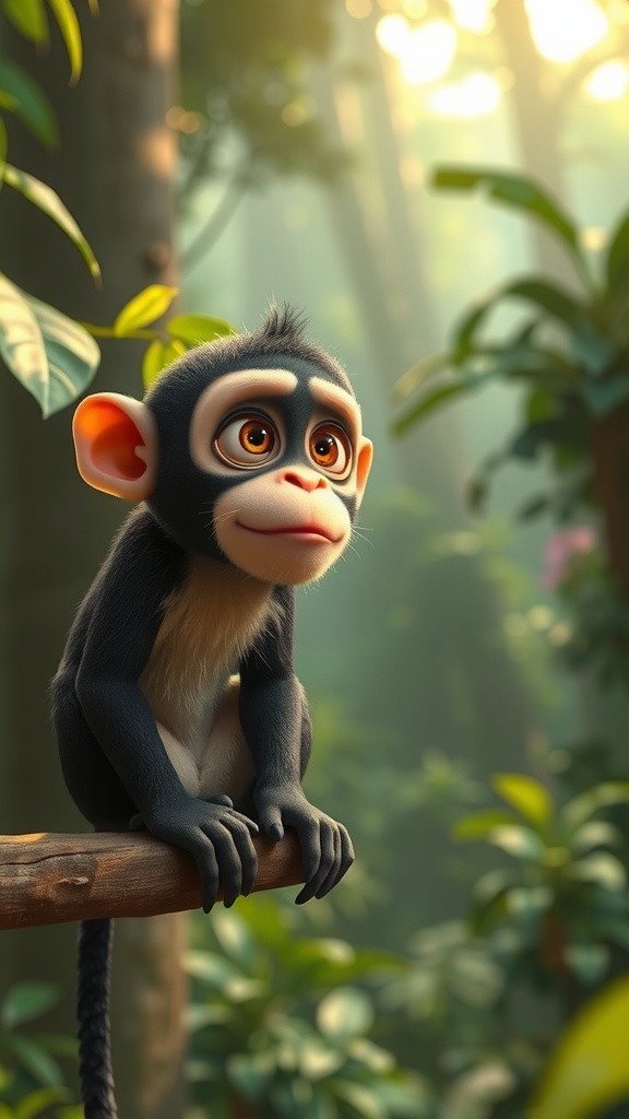 चंचल बंदर और मगरमच्छ की चालाकी