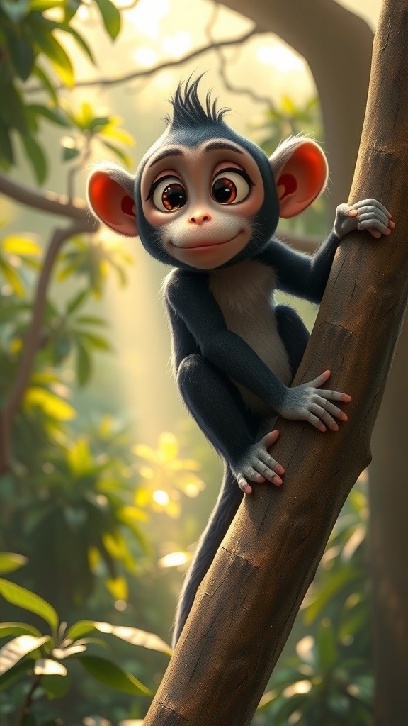 आलसी बंदर और मेहनती तोता