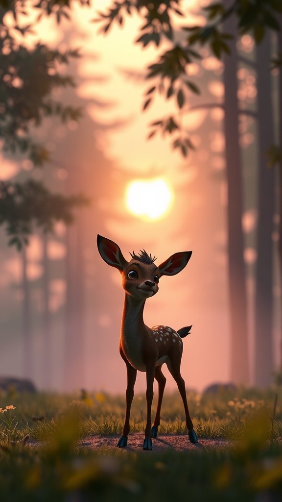 The Brave Little Deer