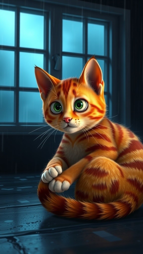 From Shadows to Sunshine: A Cat's Journey Home