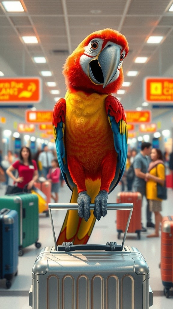 Parrot's Overpacked Adventure!