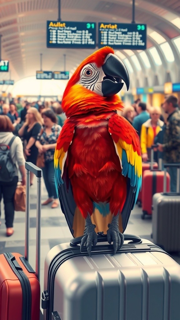 Parrot's Airport Adventure!