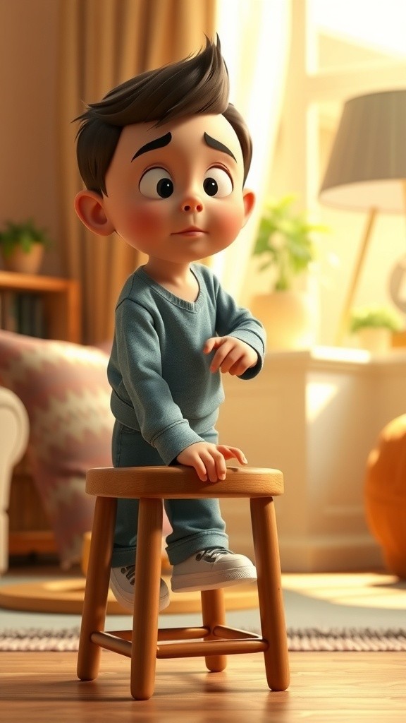 Growing Up: A Toddler's Journey to Independence