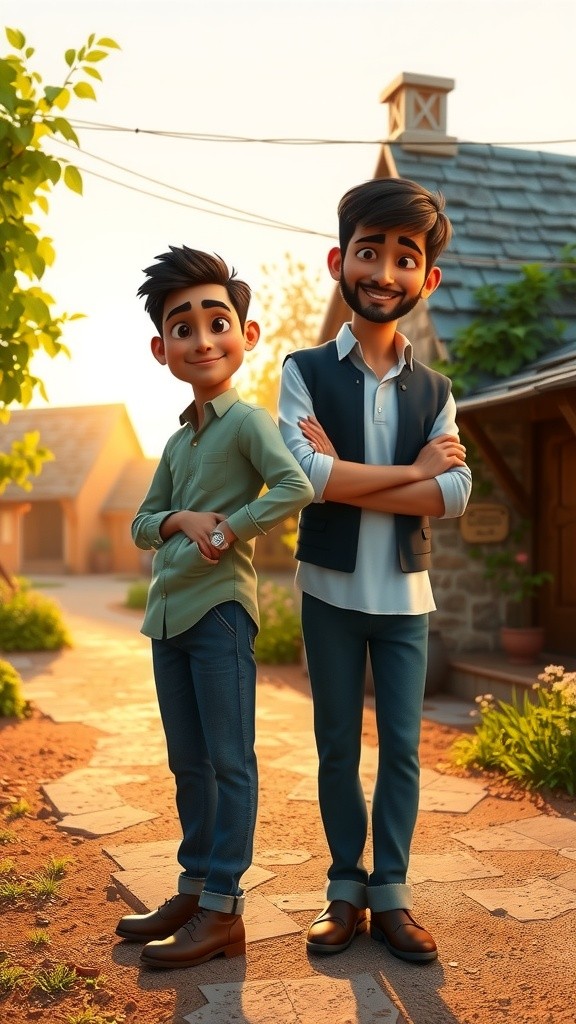 दोस्ती और मेहनत का महत्व