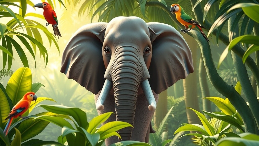 टिम्मू हाथी की जादुई छींक 🌟