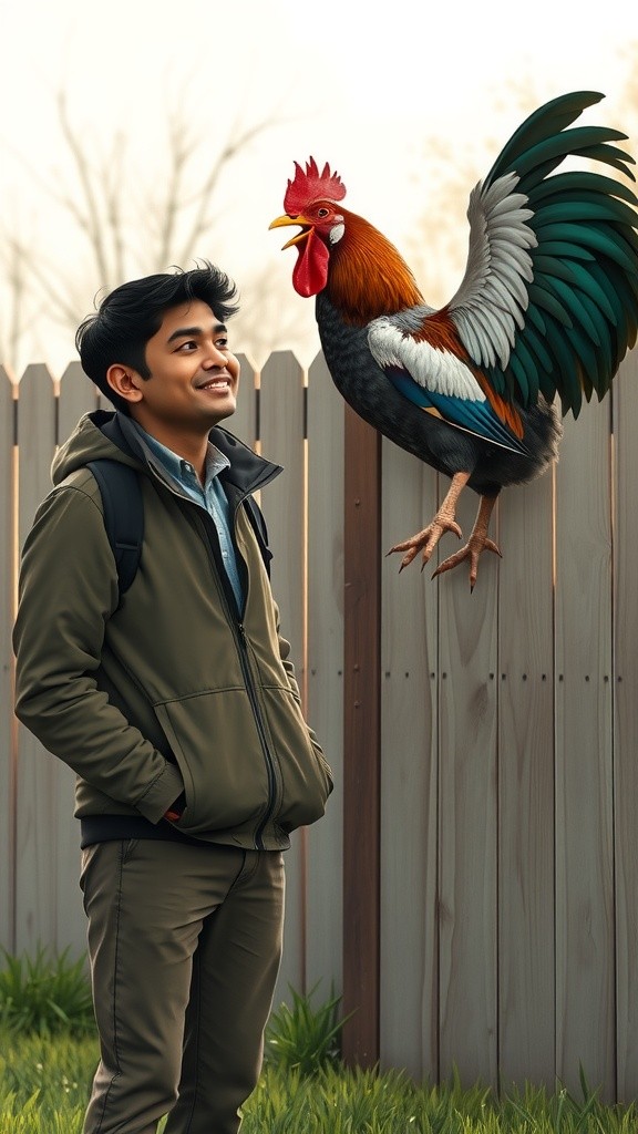 Ayam Jago Viral Berkokok Lagu Dangdut!