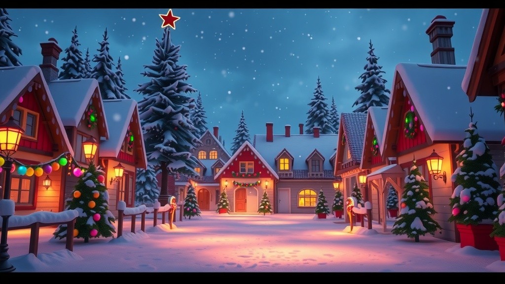 Santa's Jingle Bells Adventure: A Merry Christmas Animation for Kids!