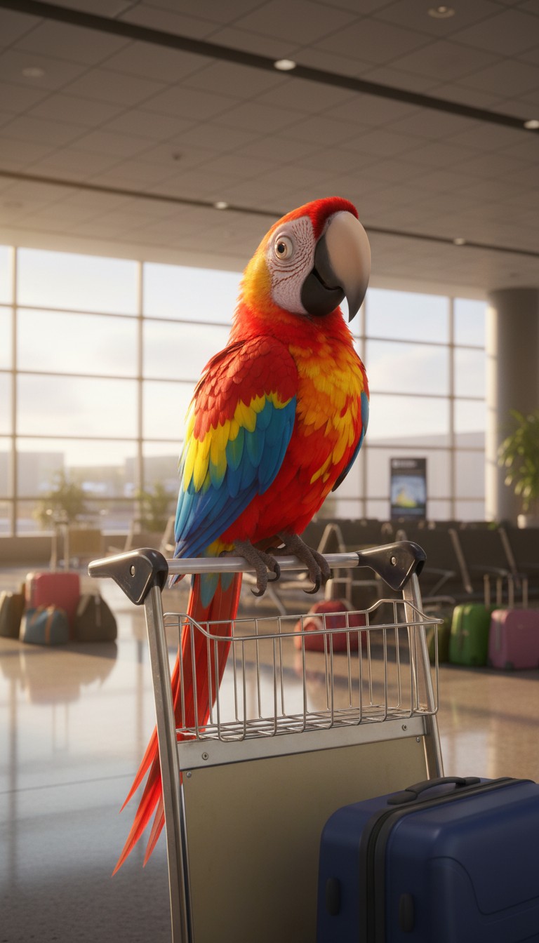 Parrot's Packing Adventure!