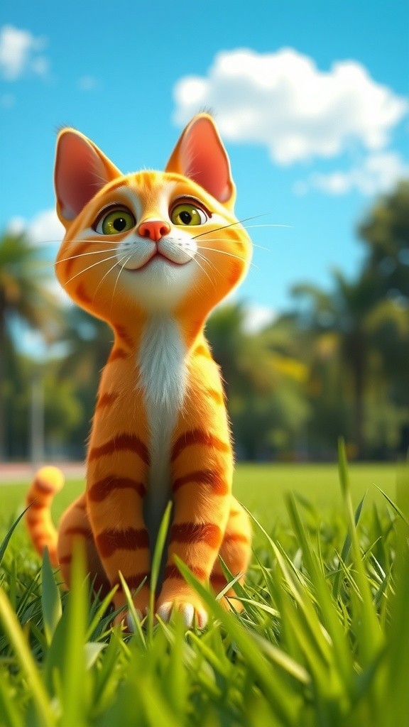 Hip Hop Harmony: Cat and Zebra Dance in the Park