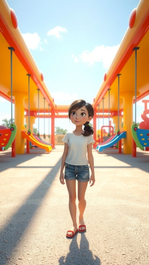 A New Friend at the Playground