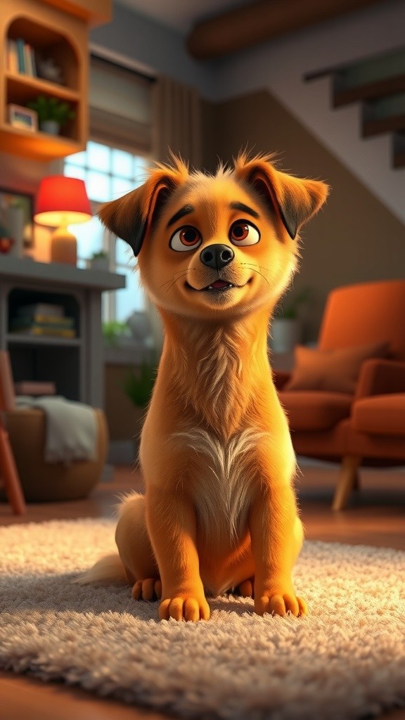 Dog's Playful Pep Talk for Bad Days!