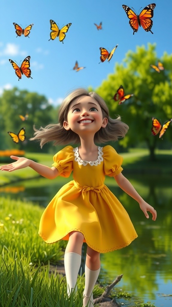 Lilly's Magical Day with Buddy and Butterflies