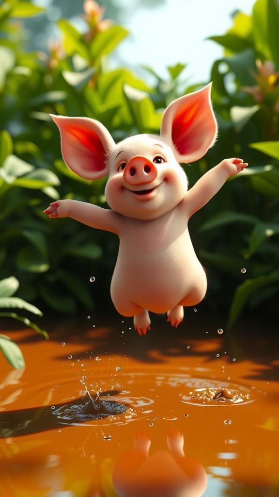 Pinky's Muddy Playtime Adventure!