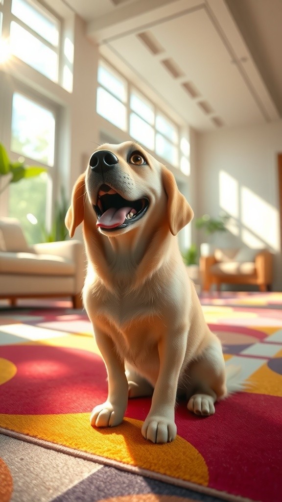 A Dog's Comforting Presence