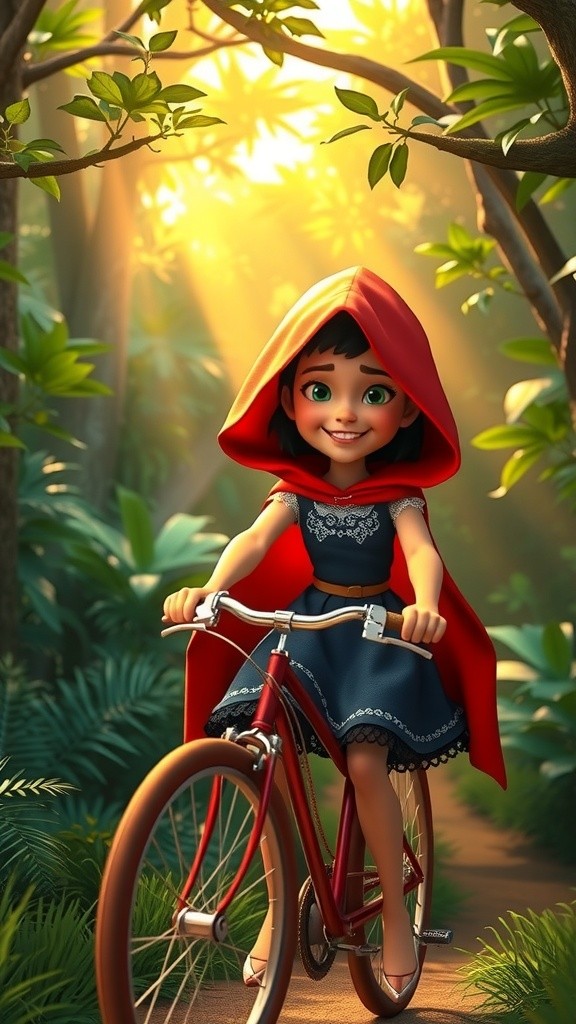 Little Red and the Hungry Wolf