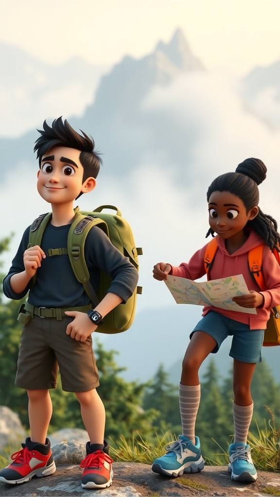 Pendakian Menuju Puncak: Keindahan Alam di Pagi Hari