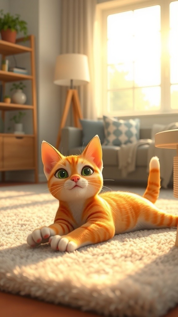 The Adventures of Whiskers the Orange Tabby Cat