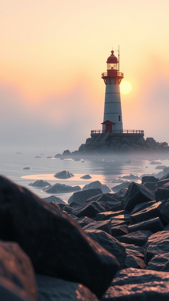 Mira and the Lighthouse Light