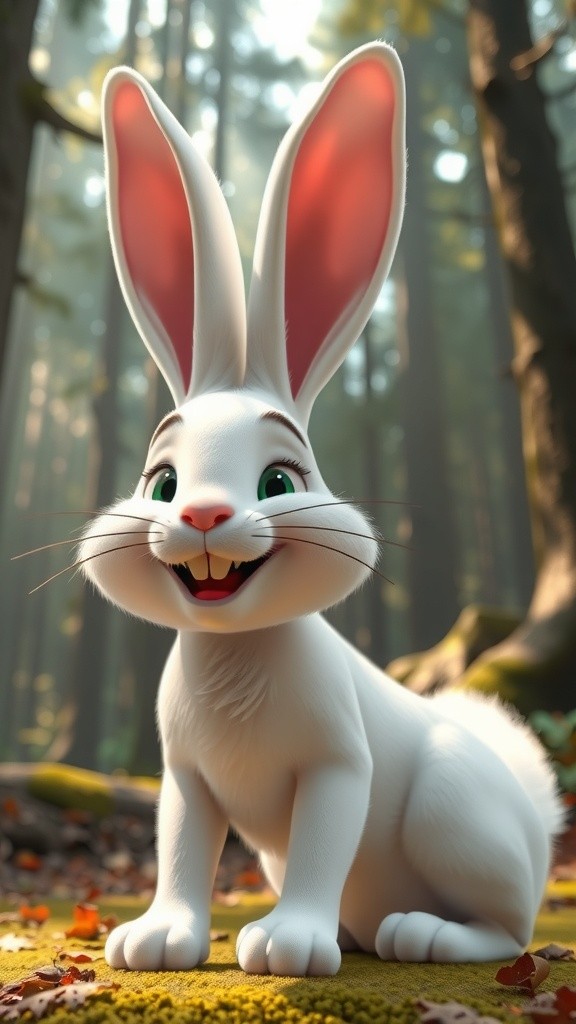 छोटू खरगोश की सैर: नए दोस्त और रोमांच!