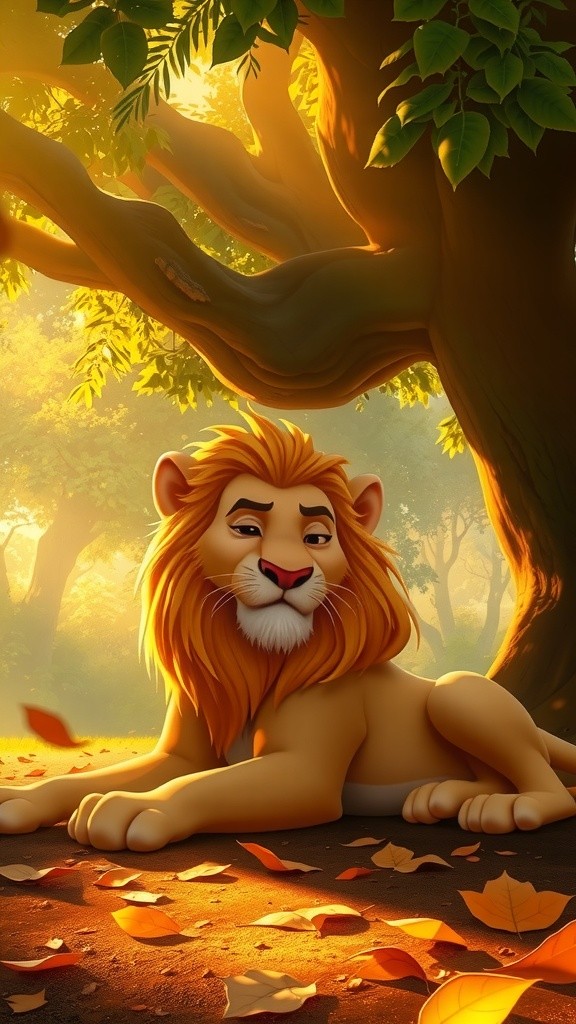 शेर की मूर्खता: एक चालाक खरगोश की कहानी