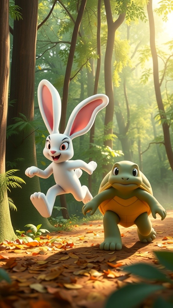 खरगोश और कछुआ: हार का घमंड