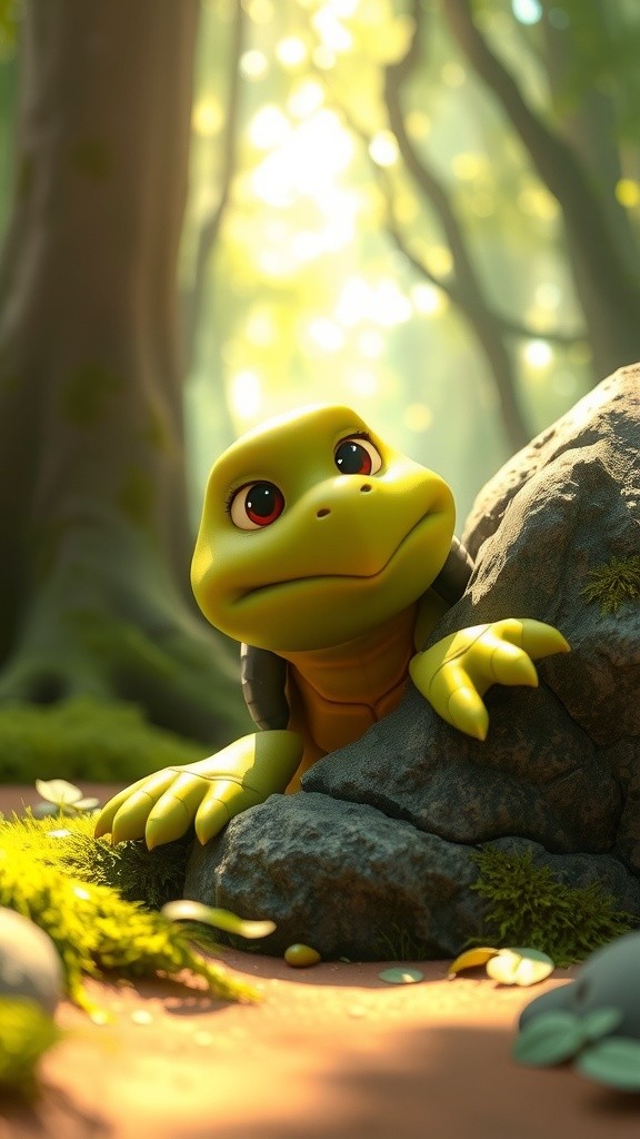 Timo the Turtle: Slow and Steady Wins the Race!