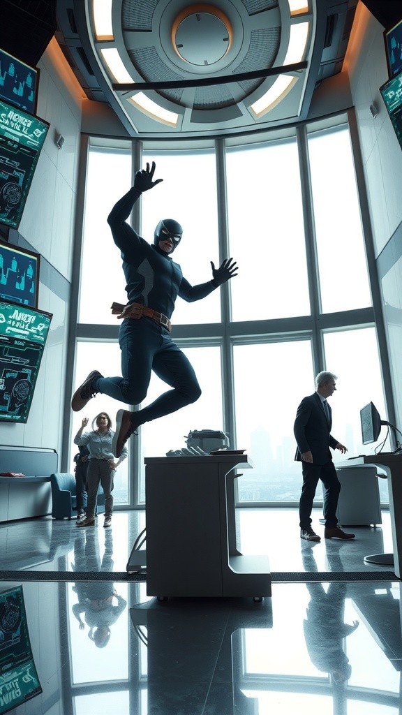 Spiderman's Squirrel Tale at Avengers Tower