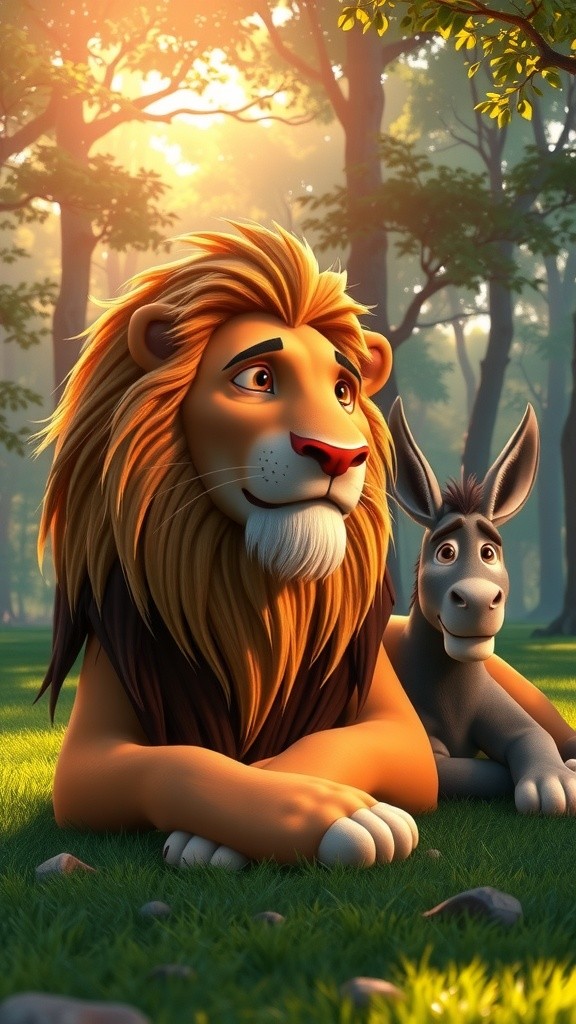 Sher aur Gadhe ki Dosti