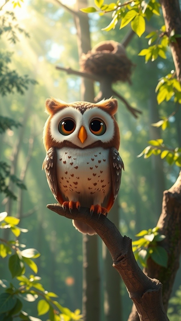 Owl's Regret: From Crying for Food to Hardworking Porter