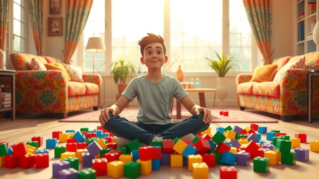 Leo's Colorful Adventures in Building and Imagination