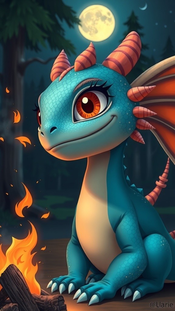 Tiny Dragon's Magical Day