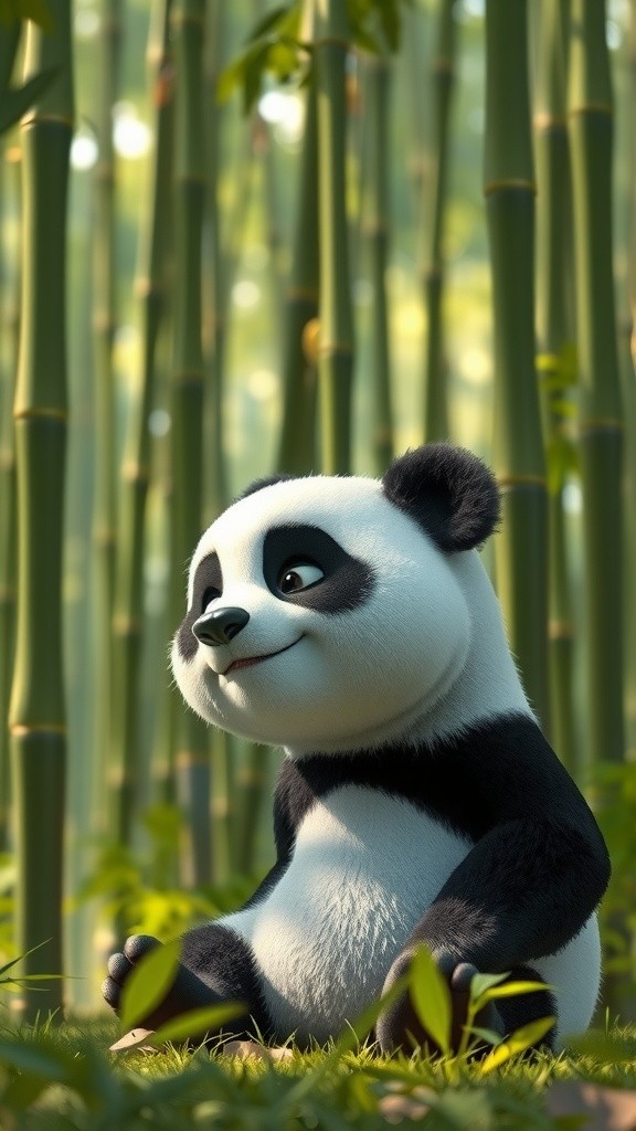 A Panda's Love for Humanity