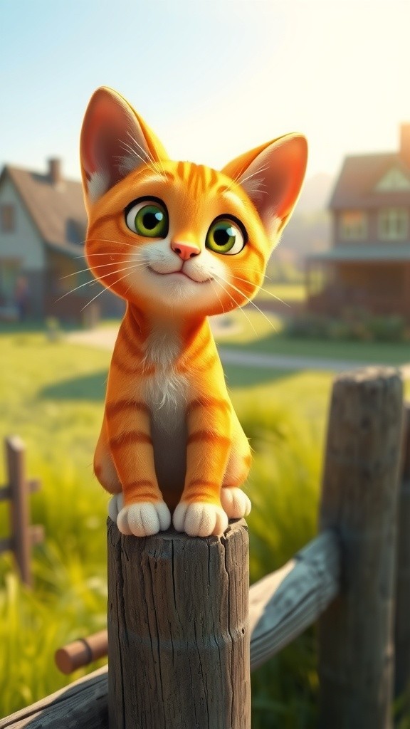 The Caring Guardian Cat