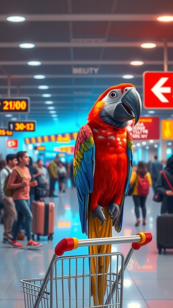 Travel Light and Fly Happy: The Parrot's Adventure!