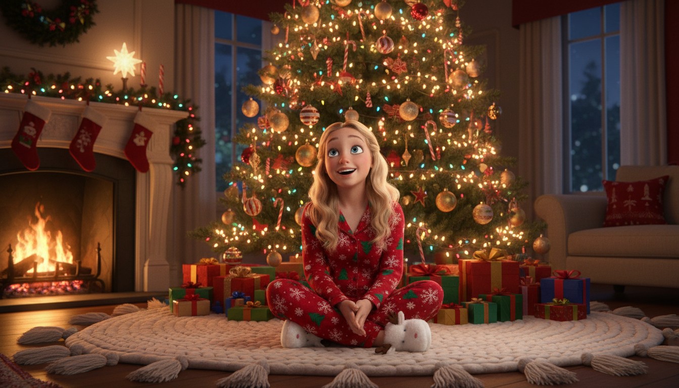 Christmas with Family and Santa's Gifts