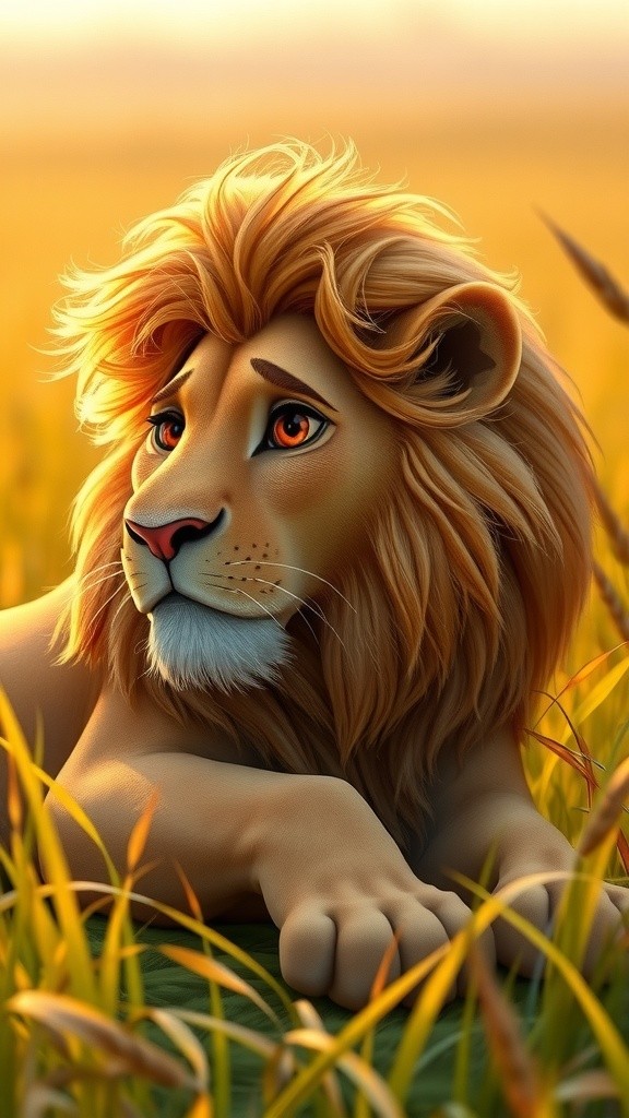 Born from Shadows: The Lion's Journey to Strength