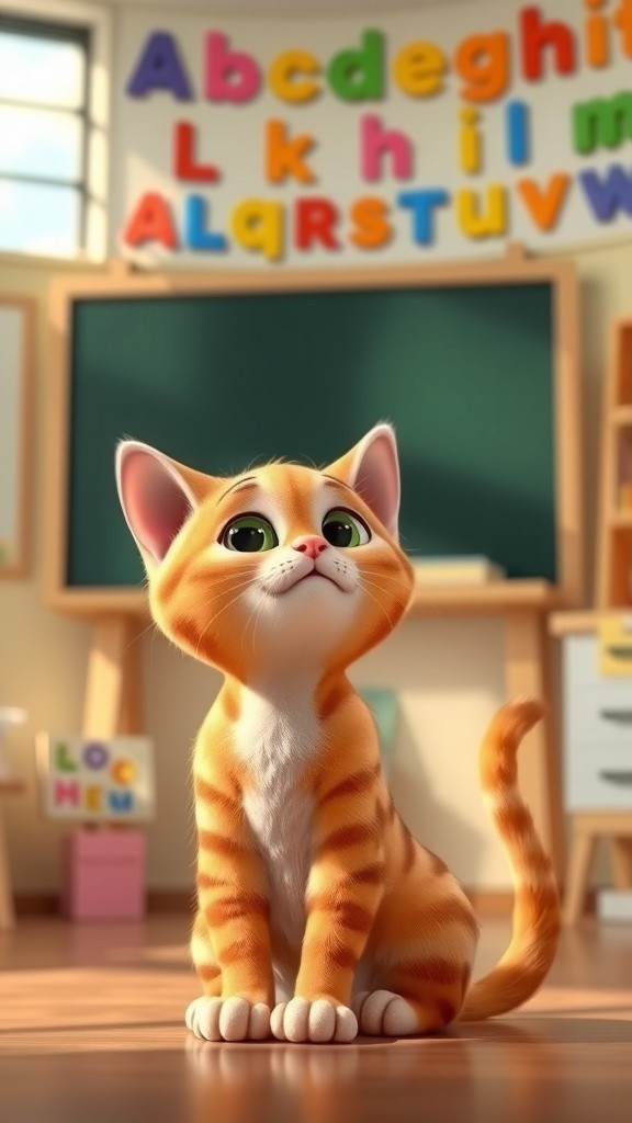 Mimi the Kitty Learns the Alphabet Adventure!