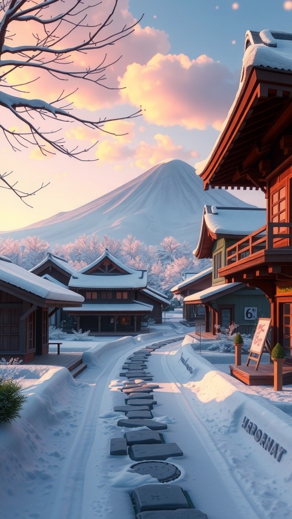 Taro dan Rubah Putih Ajaib di Musim Salju