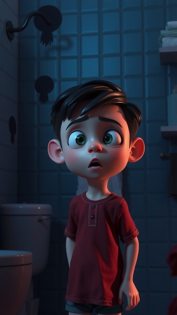 Pocong Numpang Nonton YouTube di Kamar Mandi