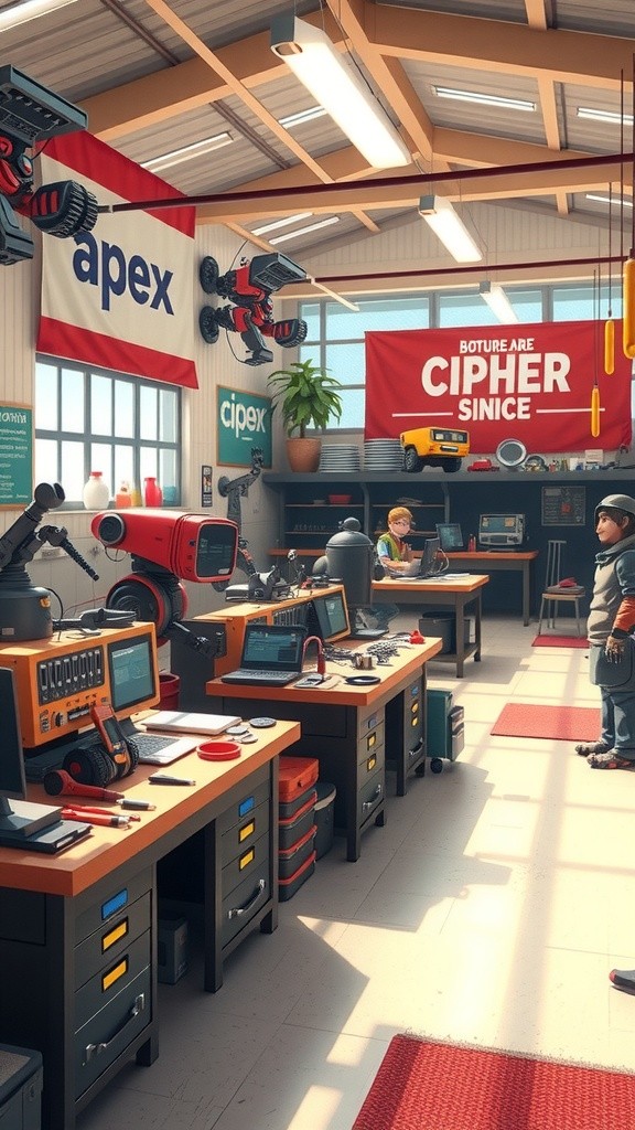 The Apex-Cipher Rivalry: A Robotics Battle