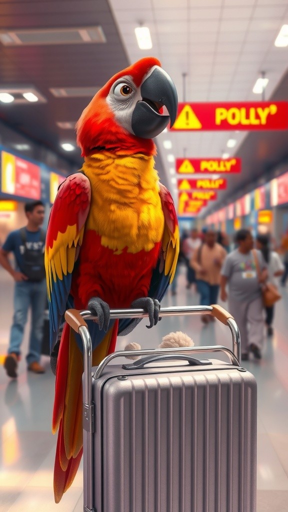 The Parrot's Airport Adventure