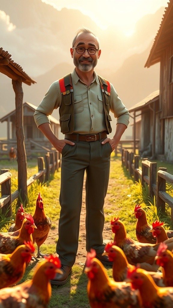 Ayam Pintar yang Bangunkan Petani