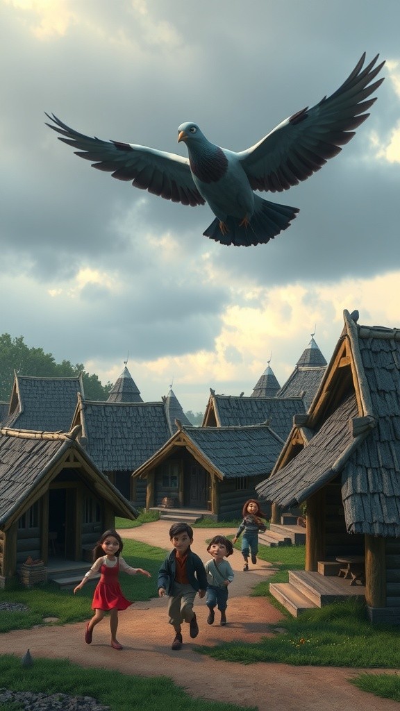 Giant Pigeon Panic: Superheroes to the Rescue!